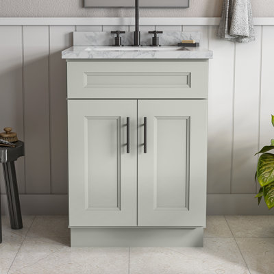 Ready to Assemble Solid Wood Shaker Sink Base Bath Cabinet Only – Countertop Not Included
