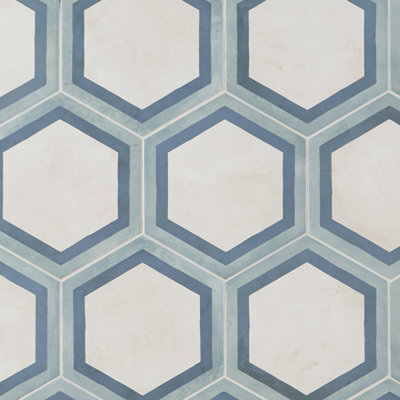 SAMPLE - Dash Deco Hexagon Tile