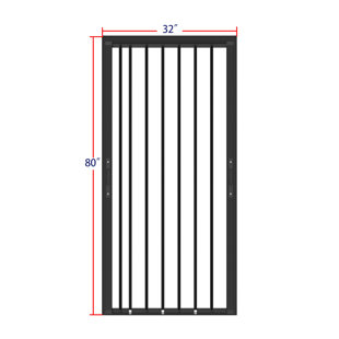 Bi-Directional Retractable Screen Door 32"*80" with Lock,Security Door,Heavy-Duty Aluminum Frame & Tearproof Mesh, Foldable Design for Front Door/Patio/Balcony, Rodent-Proof, Pest-Resistant