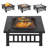 Tarvis Rectangle Steel Wood Burning Smokeless Fire Pit