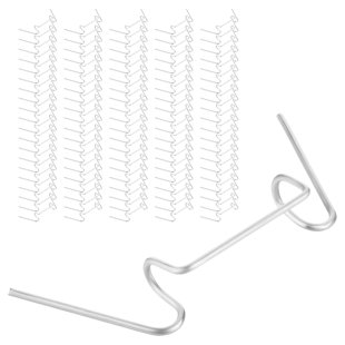 100 W Clips For Greenhouse Glass - Galvanised Spring Clips For Glazing Panels