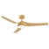 132.1cm 3-Blade LED Smart Ceiling Fan with Remote Control and Light Kit Included