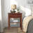 Wellinhall 18'' W Solid Wood Nightstand-916359633