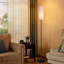 Lacasha Black Column Floor Lamp