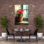 Sunlit Geraniums Vintage Geranium Wall Art Print 1 Piece Wrapped Canvas Wall Art-732224969