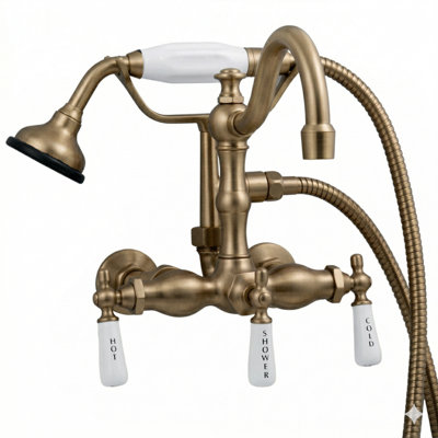 Robinet de baignoire mural avec douchette mural par Strom Living