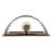 Rustic Lodge Flush Mounted Sconce