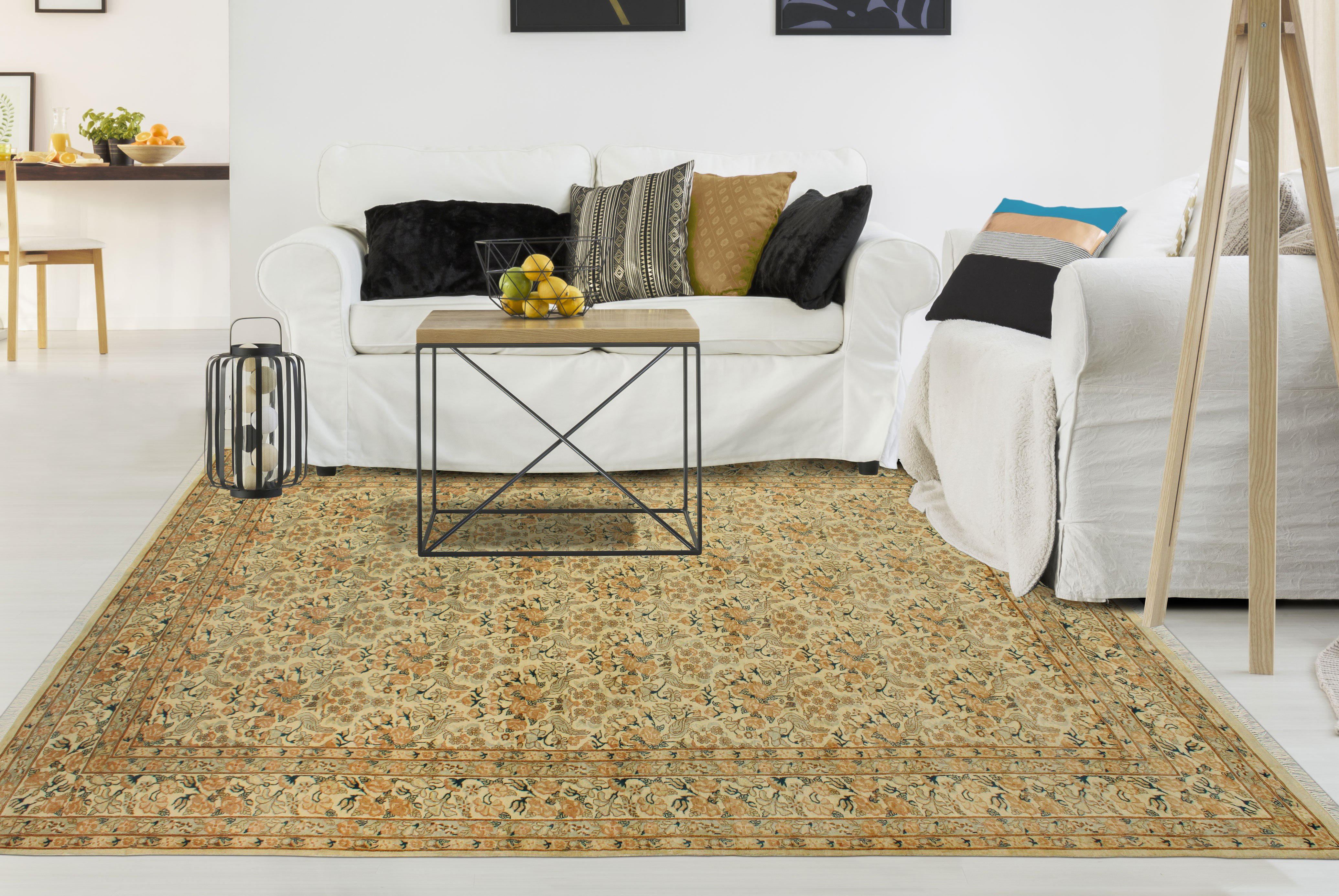 Braxton Area Rug Isabelline Pak-Persian Braxton Ivory Rug | Wayfair