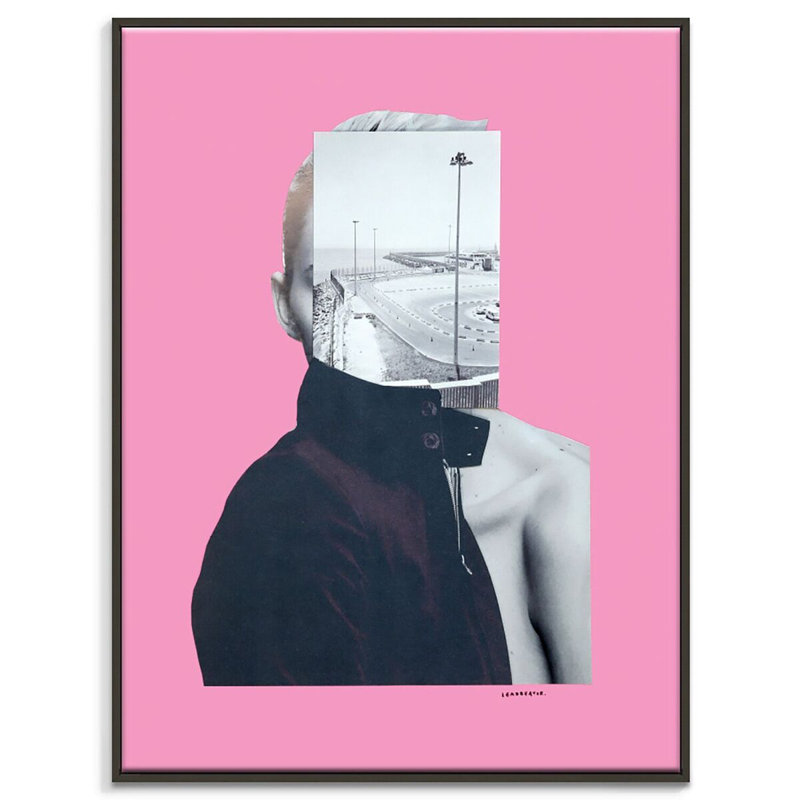 Bravado by Steve Leadbeater - Print on Canvas, Black, 102cm H x 76cm W
