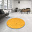 Tapis contemporain jaune-1003150547