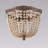 Chemise Wood Semi Flush Mount