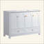 Meuble-lavabo de salle de bain avec lavabo en résine, armoire de rangement abondante - 4 portes à fermeture douce et 2 tiroirs-653568352