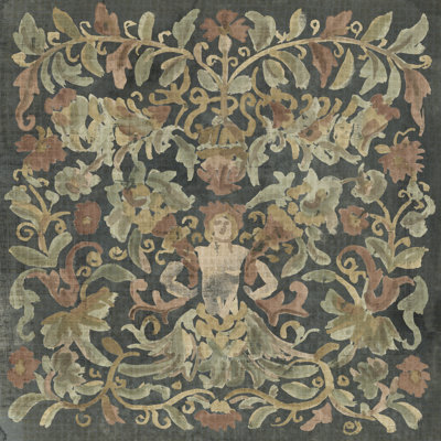 Antique Tapestry Textile II 1 Piece Wrapped Canvas Wall Art