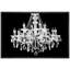 «Glam Crystal Chandelier Silhouette» sur toile de fond abstraite, reproduction d'art sur toile-1440854275-1440854278-1440854329