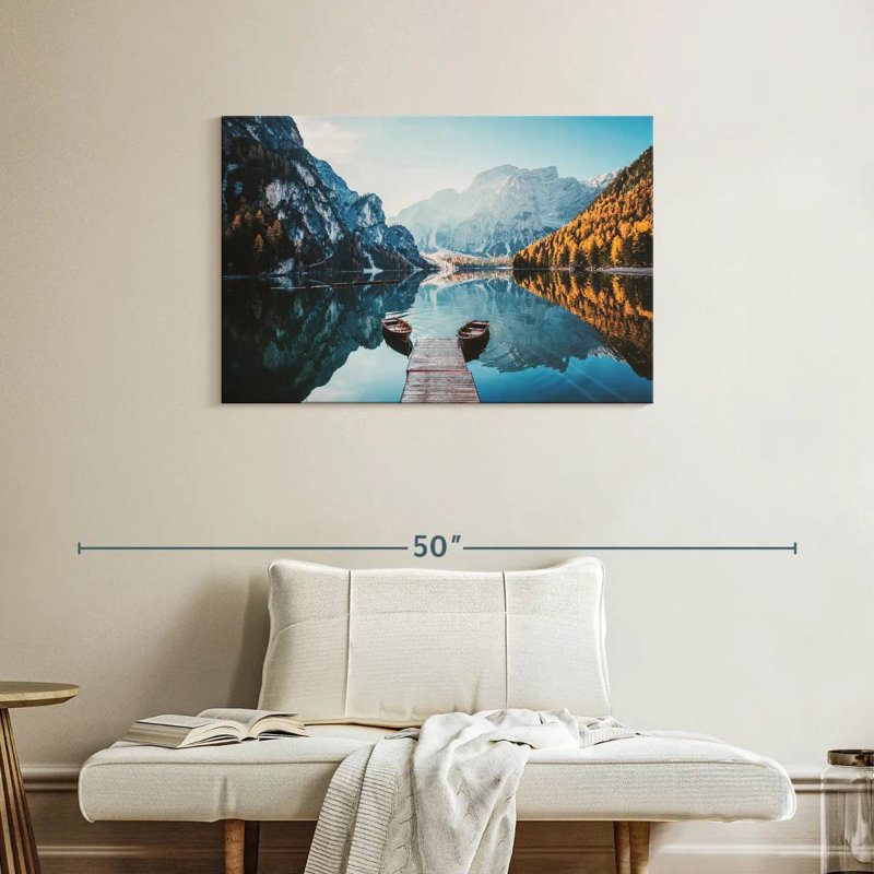 Bateaux Alvord Lake Braies, H 24 po x l 36 po