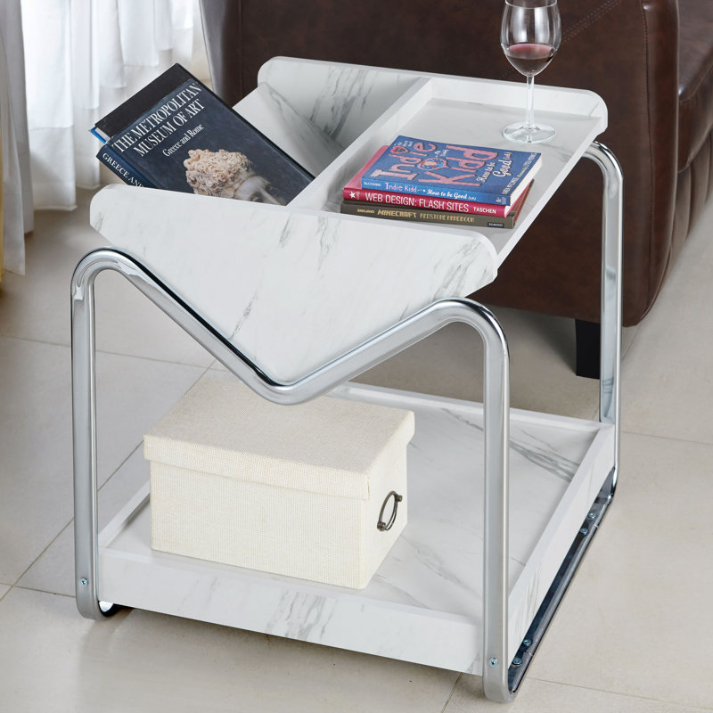  Table de bout avec rangement Frame