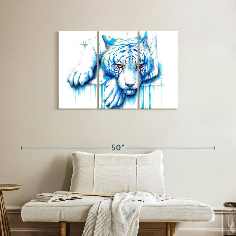 Brampt Blue Tears, 24" H x 38" W