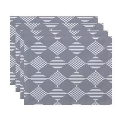 Polyester Geometric Rectangle Placemat