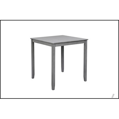 Compact Wooden Dining Square Table, Perfect for Small Spaces and 4 Person Meals, Counter Height ONLY TABLE