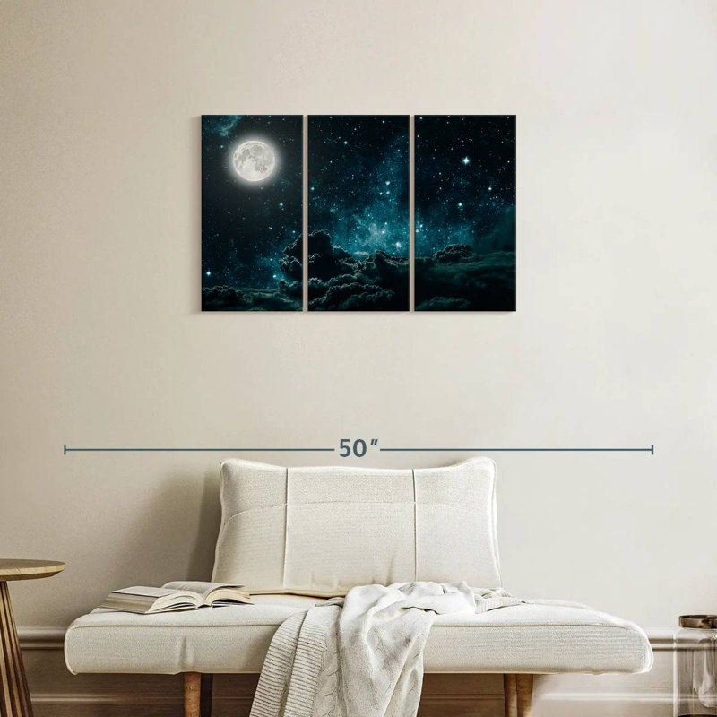 Oberle Galaxy Moonlight, 20" H x 33" W