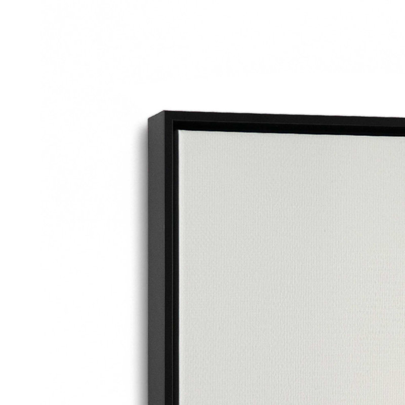 «Rings of Time I Print», H 12,75 po x l 12,75 po, Noir satiné