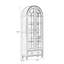 Vitrines en bois massif noisette + verre-120539000