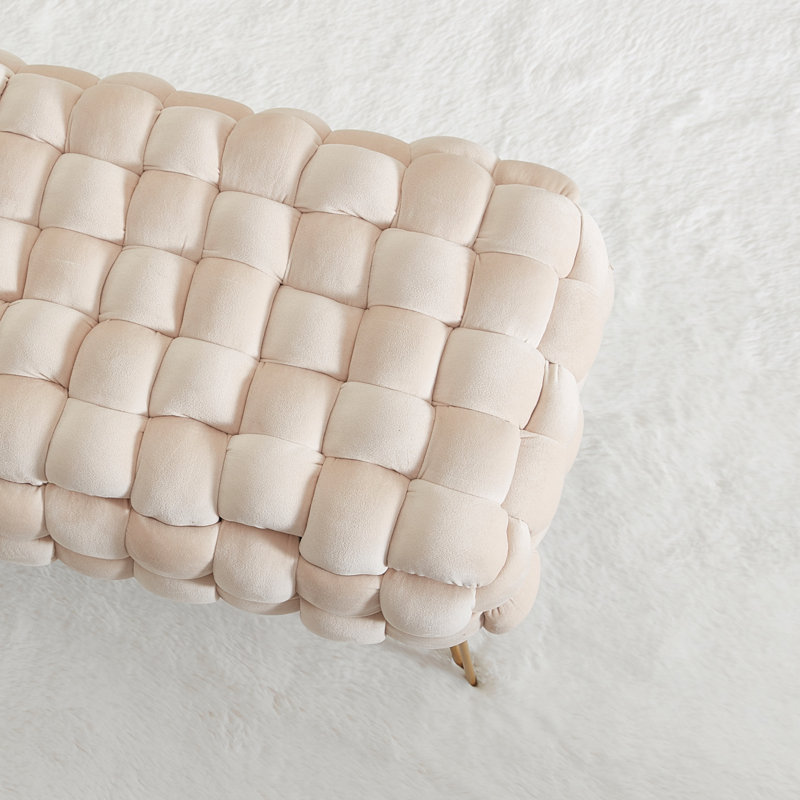 Banc rembourré Skyelar, Beige