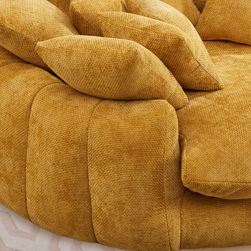 Canapé pour fauteuil de salon Eyre, Jaune