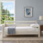 Lit de jour rembourré Modern, minimaliste, crème, lin-1400680086