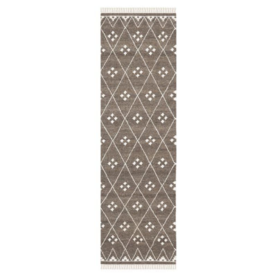 Manahan Geometric Wool Hand Woven Area Rug