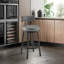 Tabouret de bar ou de comptoir pivotant en similicuir Zelda-1334036424-1334036425