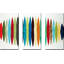 «Ocean Time», ensemble de 3 reproductions d'art sur toile tendue-1299694970