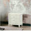 Dorothy Ivory Finish Nightstand W/2 Drawers