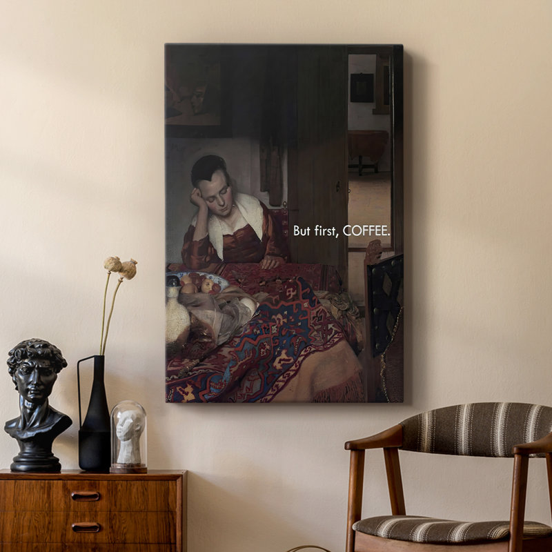 Masterful Snark - Café d'abord - galerie Cavas sur mesure, H 18 po x l 12 po