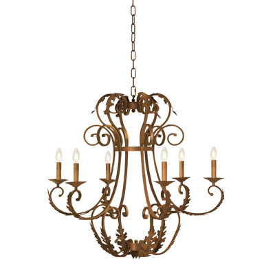 Lustre empire 6 lumières Florance