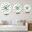 Jeunes feuilles d'eucalyptus et branches IV - Horloge murale traditionnelle-60187967