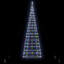  LED Christmas Tree with 800 LEDs 400 cm Iron-1580607100