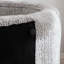 Banc rembourré en métal avec conception robuste en chenille pour une utilisation polyvalente à la maison sans assemblage requis-128632927