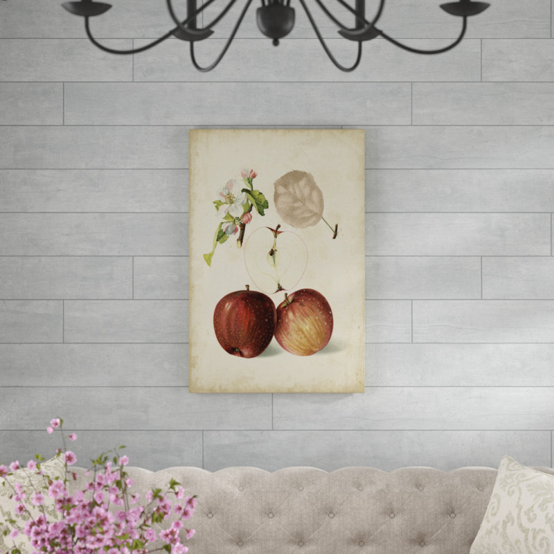 «Harvest Apples I», peinture sur toile, H 36 po x l 24 po