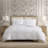 Laura Ashley Crinkle White Duvet Cover Set-123353129-123353130