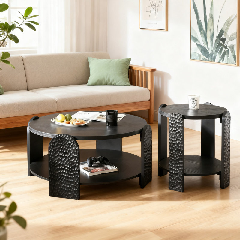 Ensemble de tables basses rondes Modern Modern