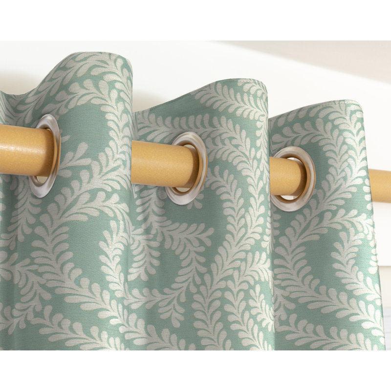 Holoman Blackout Curtain Pair, Width 167 x Drop 137cm, Duck Egg Blue