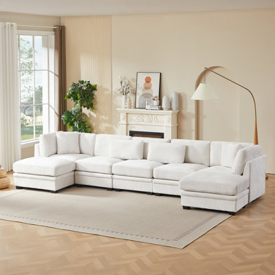 Canapé modulaire réversible de 7 pièces Harper