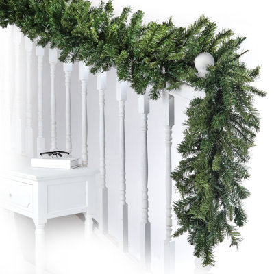 New Zealand 108'' in. Faux Pine Garland
