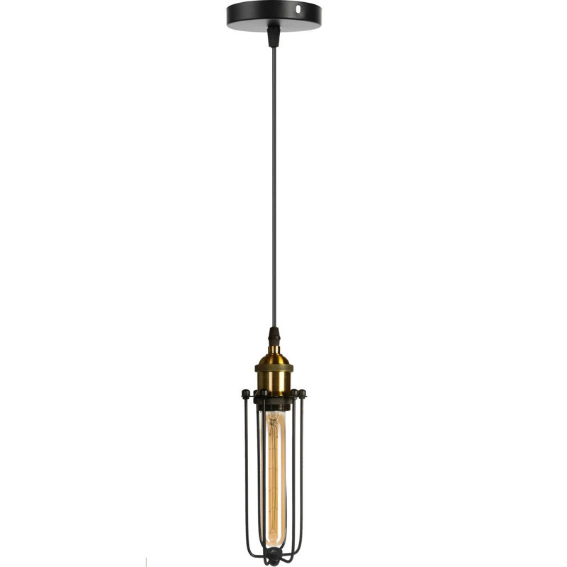 Aust 1 - Light Matte Black Single Pendant