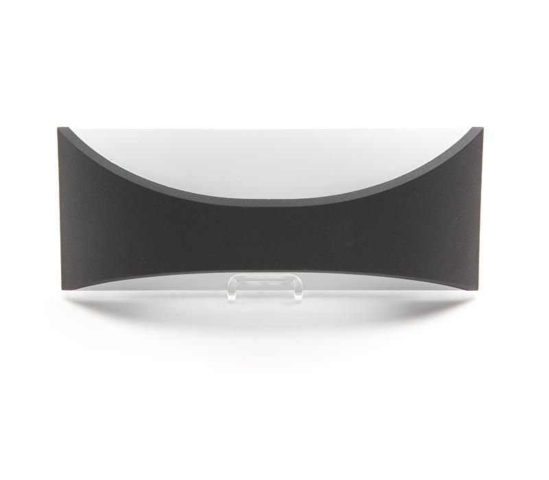 Uria Slate Integrated LED Outdoor Flush Mount, 12 cm H x 30 cm W x 9.7cm D