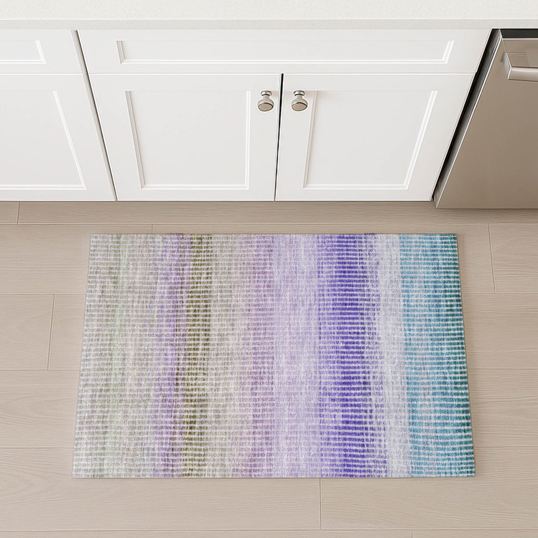 Machine Washable Indoor/Outdoor Jouett ACN2313 Stripes Rug