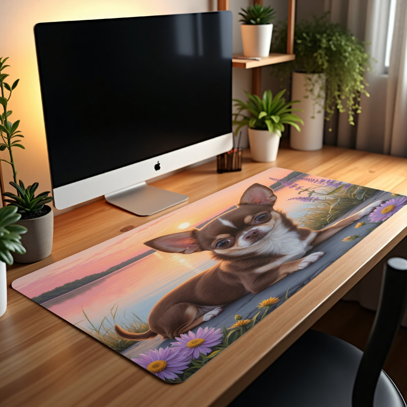 Polyester Desk Pad, 23.6x13.8