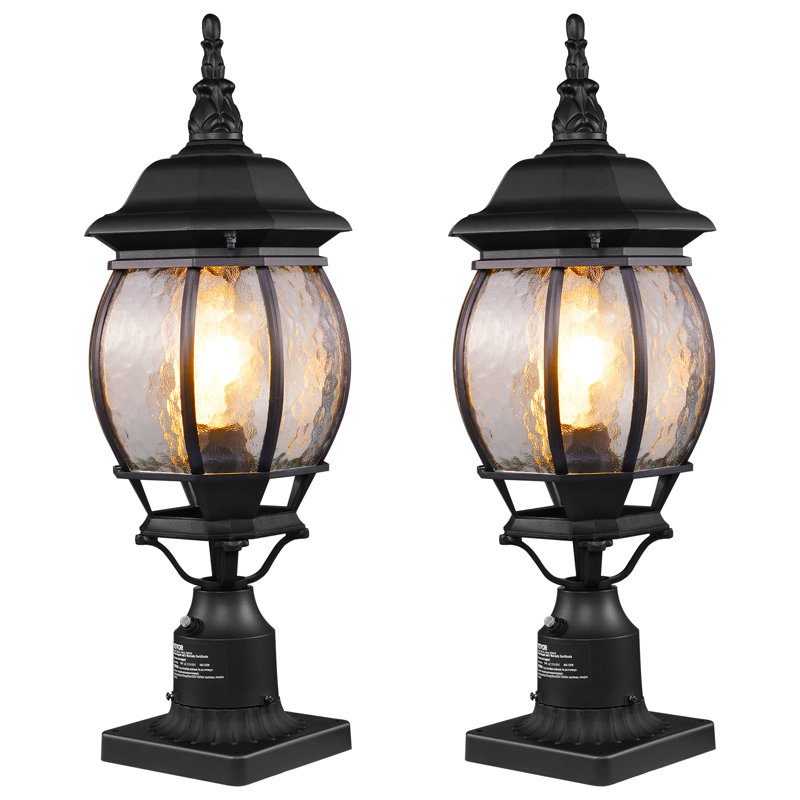 2 lampadaires d'extérieur Dusk to Dawn