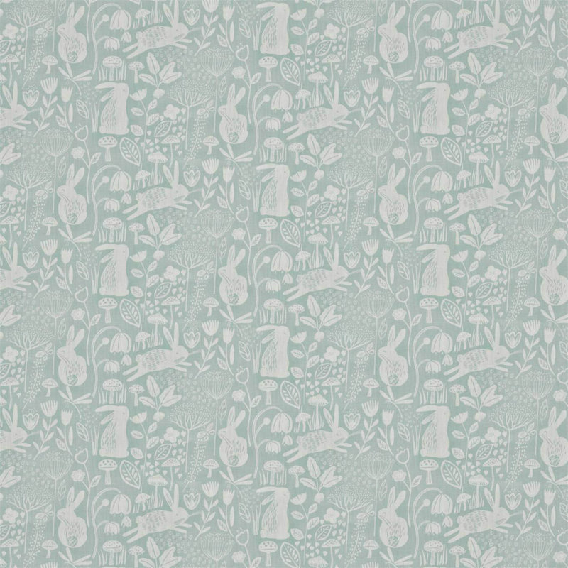 Into The Meadow Fabric, Blue